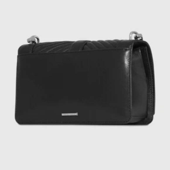 Rebecca Minkoff Chevron Quilted Love Crossbody with Chain Inset - Picture 3 of 9